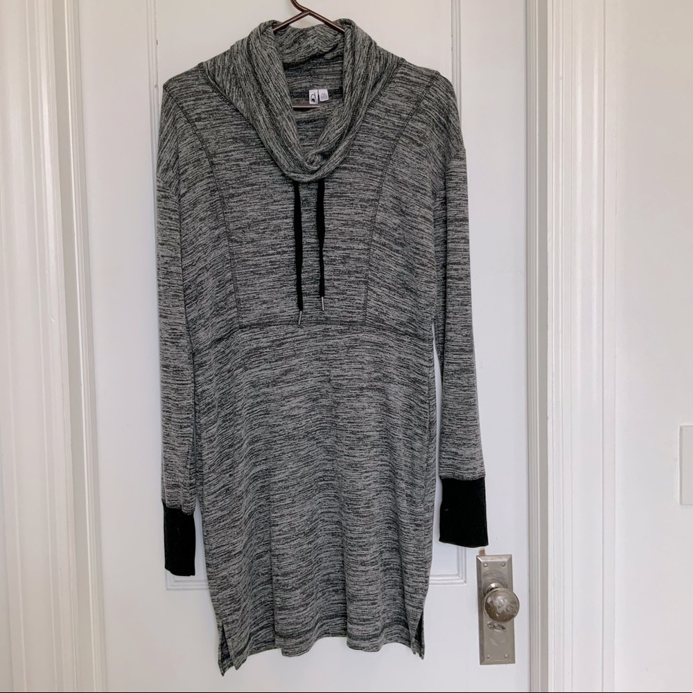NWT Cable&Gauge drawstring cowl neck dress M